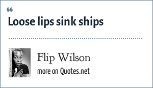 Flip Wilson Loose Lips Sink Ships